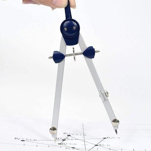 9Pc Geometry Set Metal Compass Geometry Precision