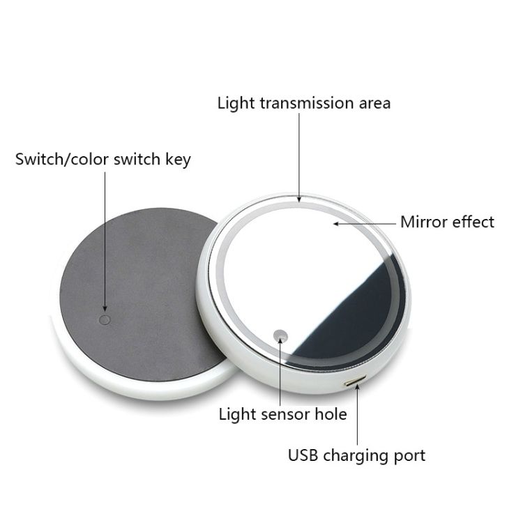 2 PCS Car LED Luminous Water Coaster