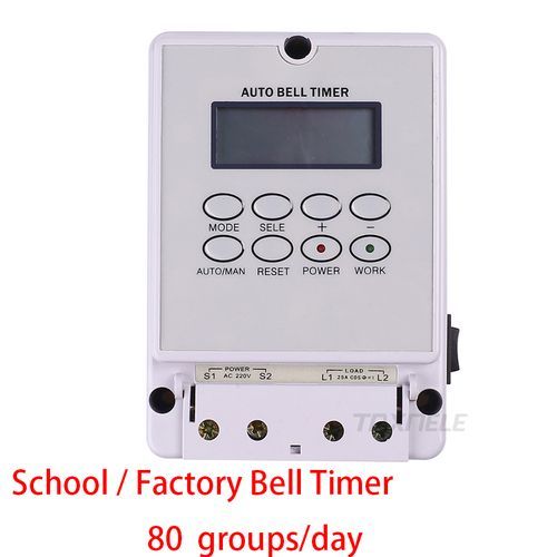 Digital School Bell Timer Switch Zty-08 Intelligent Auto 80