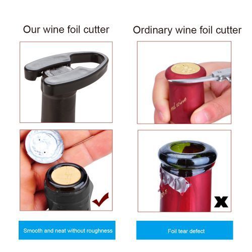 2PCS  Foil Cutter Quickly Effortlessly Removes Foil