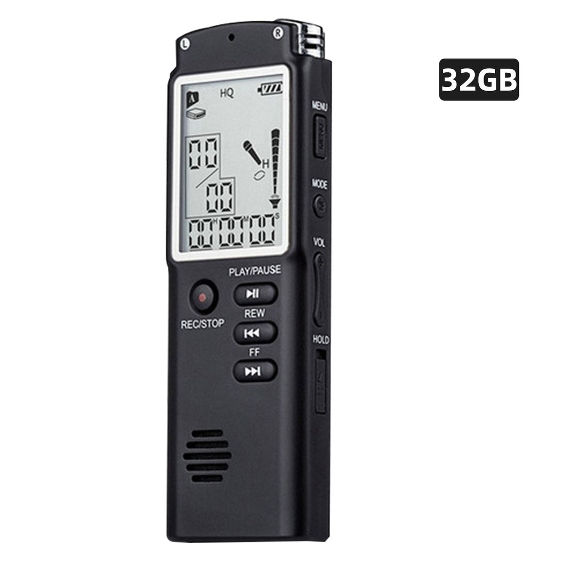32GB Digital Voice Recorder Voice Activated Recorder MP3