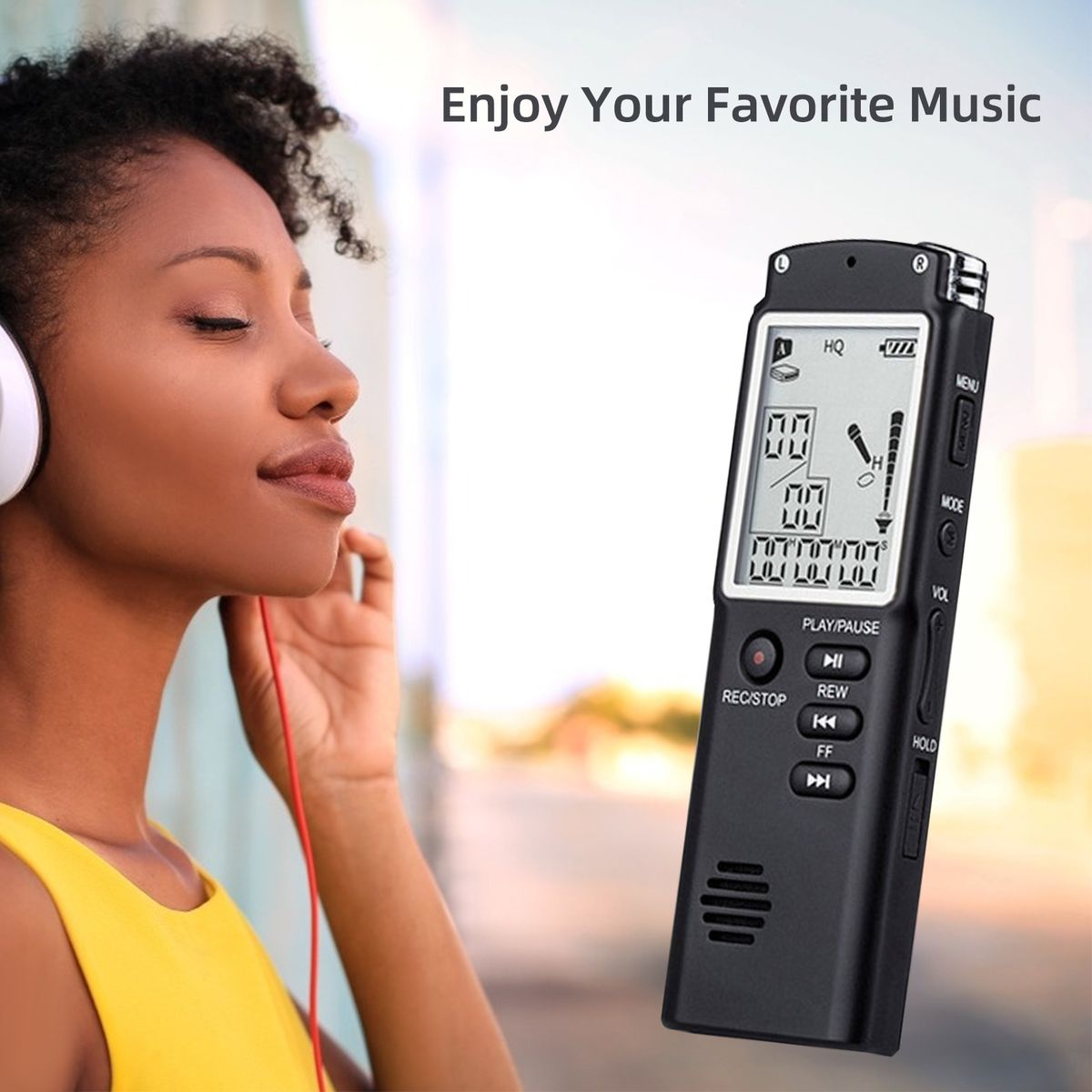 32GB Digital Voice Recorder Voice Activated Recorder MP3