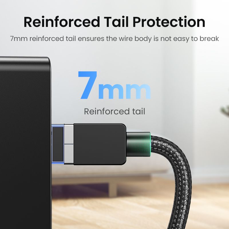 Cat 8 Ethernet Cable 40Gbps 2000Mhz Network RJ45 LAN Cord 1M