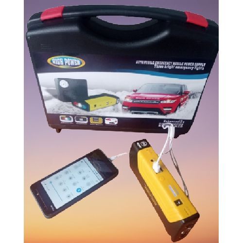 Multifunction Jump Starter Power Kit With Tyre Inflator Air Pump Fills Tires.Capacity: 99800mAh Jump Start Cars ,Pump Car & Truck Tyre & Charge Laptop & Power Any 12-volt Electronics Such : Led Bulb, Gotv, Led TV, Djack Home 