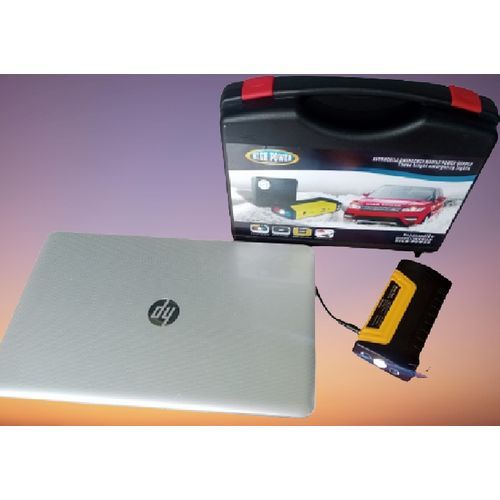 Multifunction Jump Starter Power Kit With Tyre Inflator Air Pump Fills Tires.Capacity: 99800mAh Jump Start Cars ,Pump Car & Truck Tyre & Charge Laptop & Power Any 12-volt Electronics Such : Led Bulb, Gotv, Led TV, Djack Home 