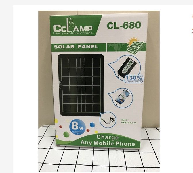 Portable Solar Panel Charge Any Mobile Phone-8W CL-680