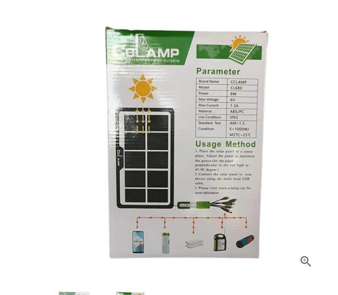 Portable Solar Panel Charge Any Mobile Phone-8W CL-680