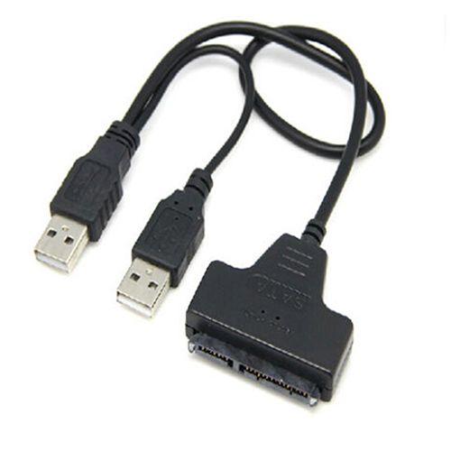 Hard Disk Drive SATA 7+15 Pin 22 To USB 2.0 Adapter Cable