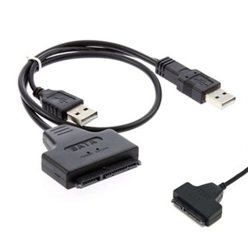 Hard Disk Drive SATA 7+15 Pin 22 To USB 2.0 Adapter Cable