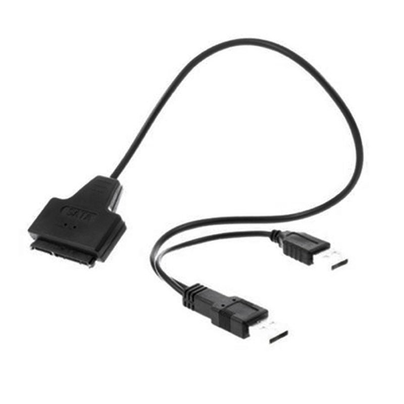 Hard Disk Drive SATA 7+15 Pin 22 To USB 2.0 Adapter Cable