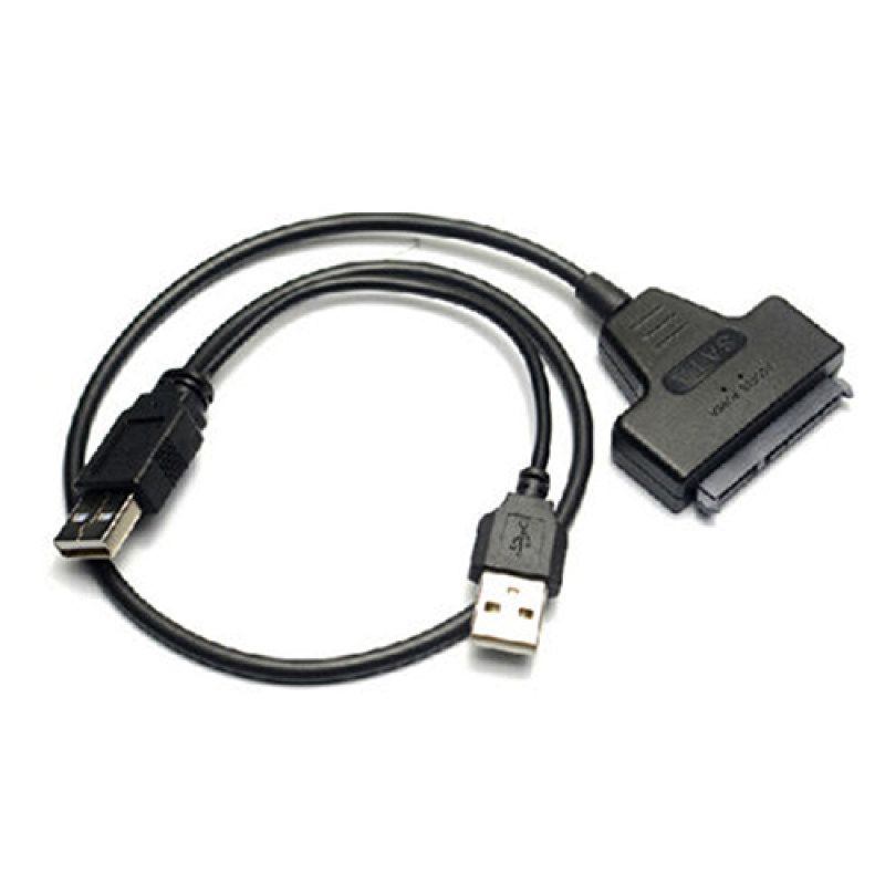 Hard Disk Drive SATA 7+15 Pin 22 To USB 2.0 Adapter Cable