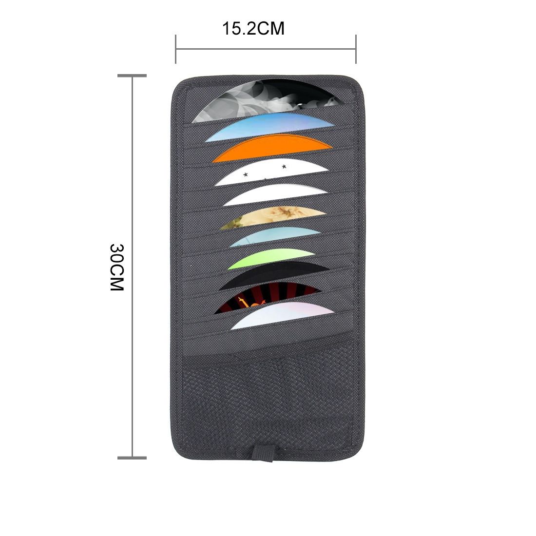 Car CD Card Case Holder For 12PCS Disks