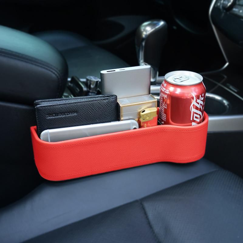 Car storage box car seat gap storage box car universal multi-function gap storage box car storage New (ABS black main driver)