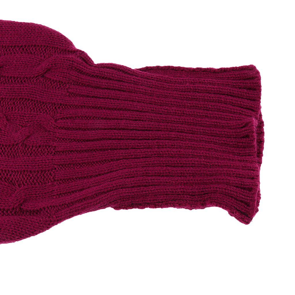 Thick Fleece Soft Knitted Cover For 2L Cold Hot Water Bottle Pink