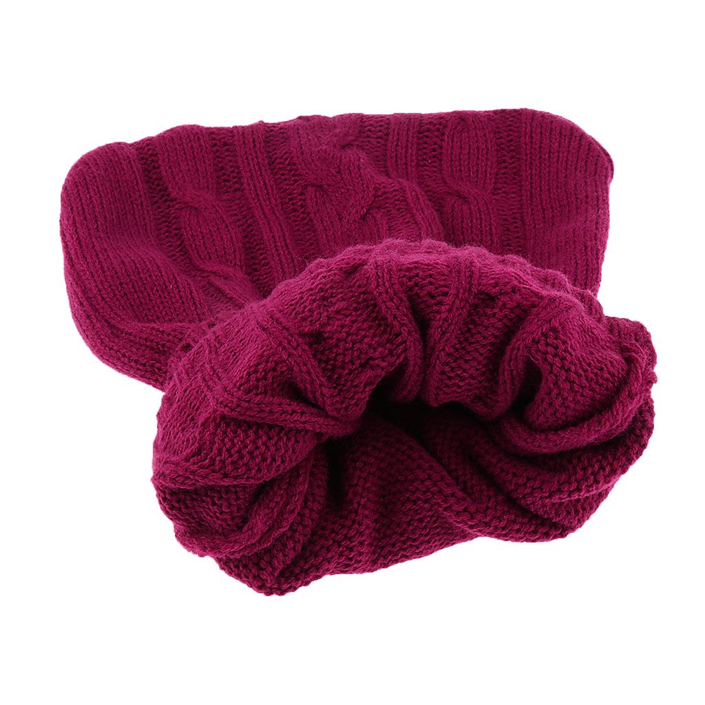 Thick Fleece Soft Knitted Cover For 2L Cold Hot Water Bottle Pink