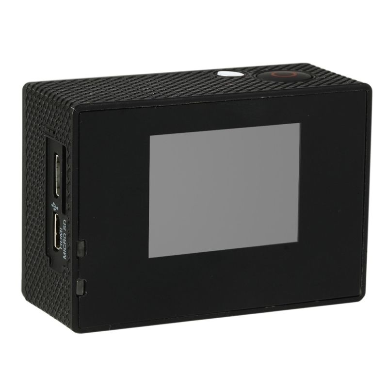 HAMTOD HF40 Sport Camera With 30m Waterproof Case, Generalplus 6624, 2.0 Inch LCD Screen(Gold)