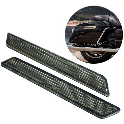 Saddlebag Reflectors Latch Covers Safety Side Visibility