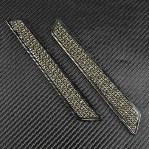 Saddlebag Reflectors Latch Covers Safety Side Visibility