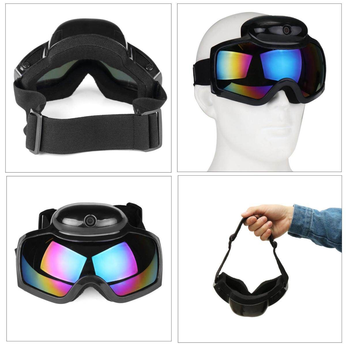 1080P HD Camera Glasses Recorder Hidden Sunglasses Cam Eyewear Ski Skate SD TF