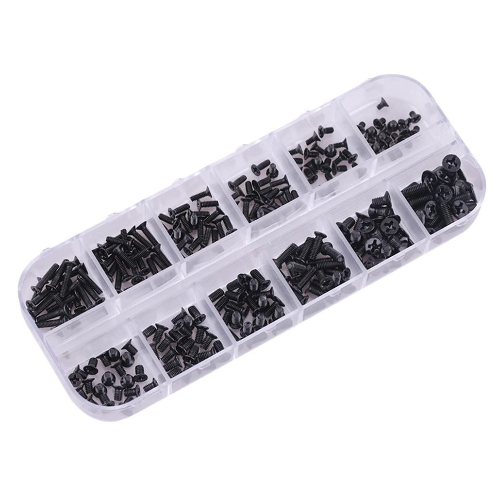 240 Packs Notebook M2 M2.5 M3 Screws For HP Motherboard