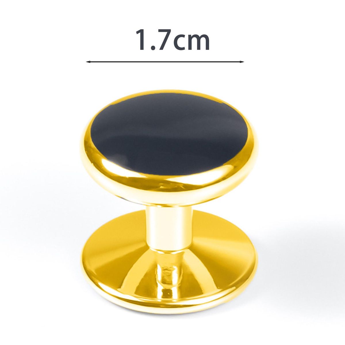 Premium Mens Cufflinks Studs Set Elegant Business for Wedding Golden