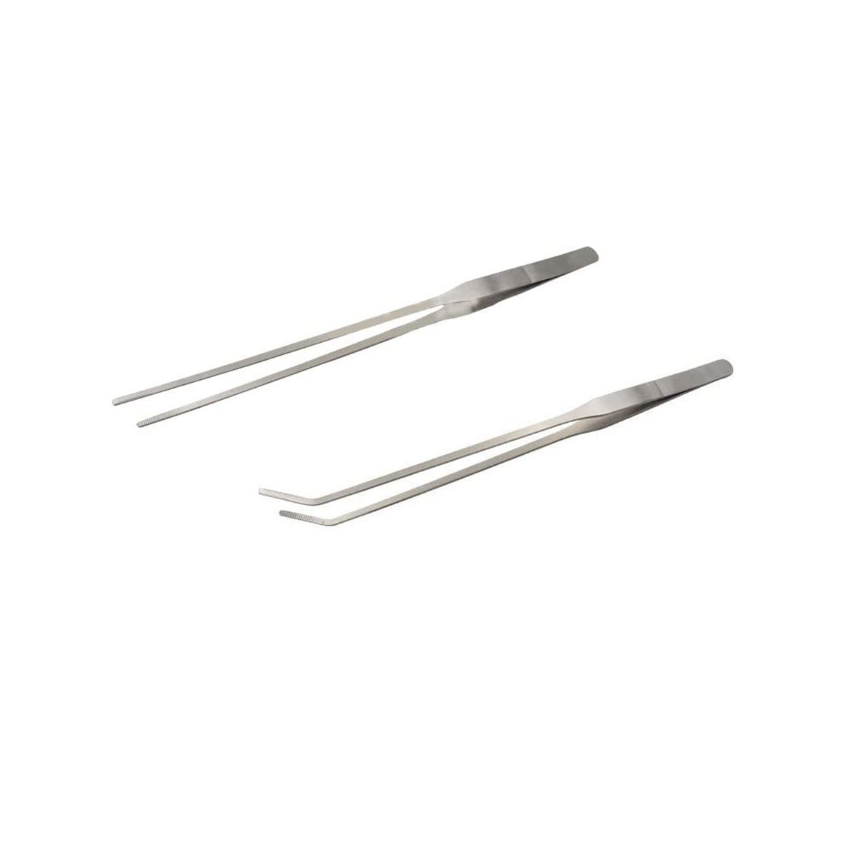 8 Stainless Steel Clips Include 4 Straight Tweezers (About