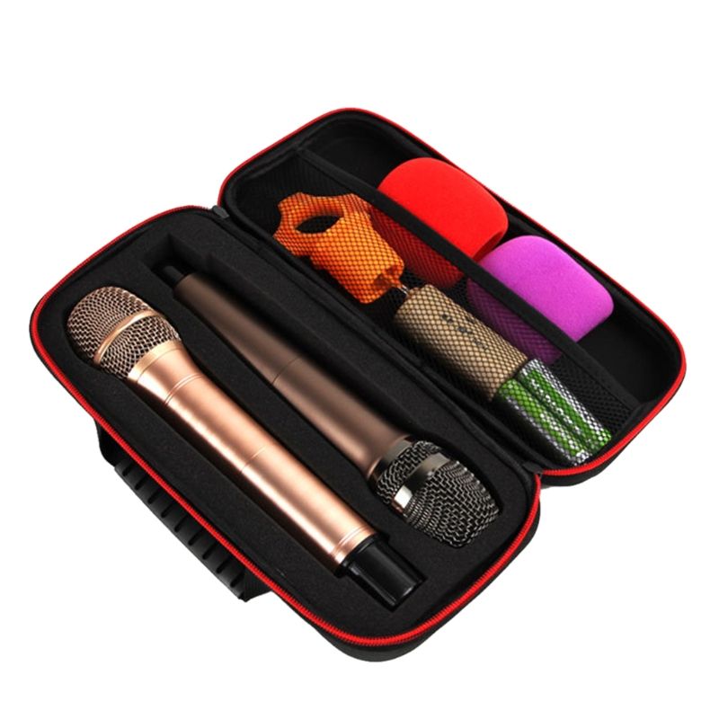 Wireless Microphone Storage Bag Portable Microphone Hard