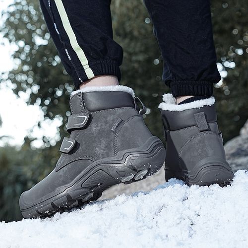 Boys, Girls And Children's Casual Trend Snow Boots-Grey