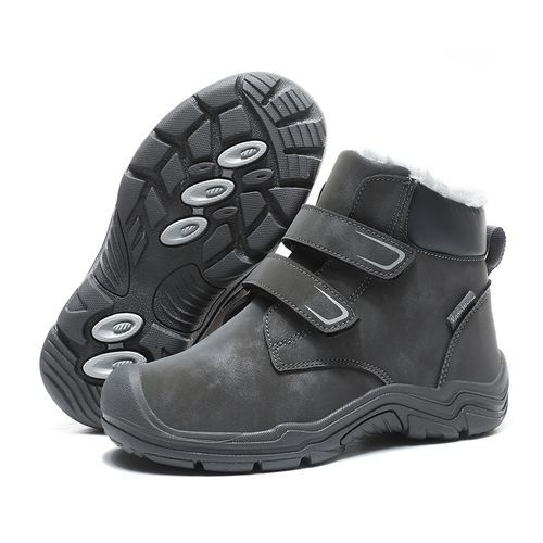 Boys, Girls And Children's Casual Trend Snow Boots-Grey