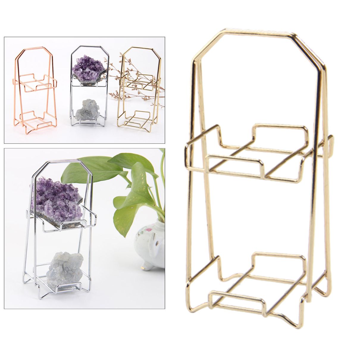 Display Stand Space Saving Decorative For Gemstone Ball