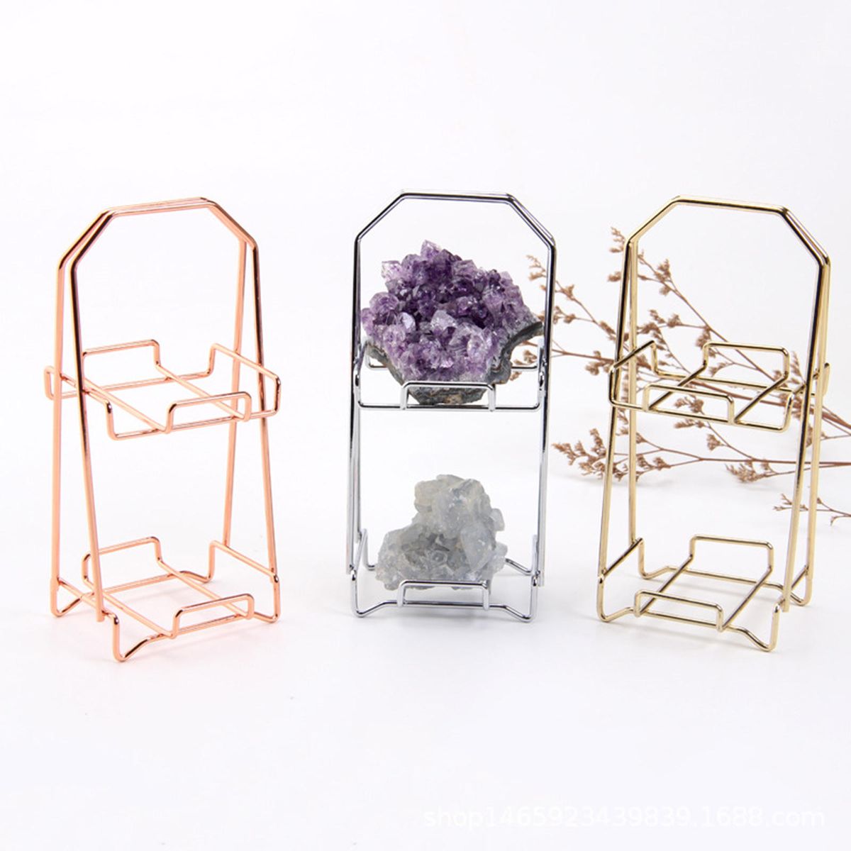 Display Stand Space Saving Decorative For Gemstone Ball