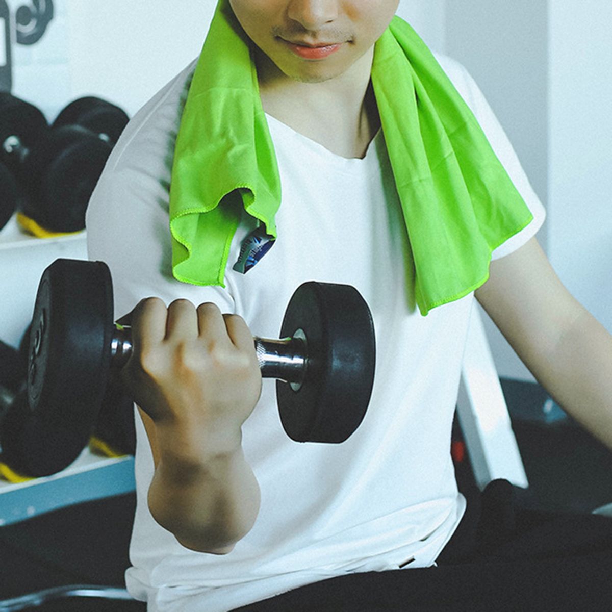 Outdoor Towel Fitness Workout Sweat Towel Green