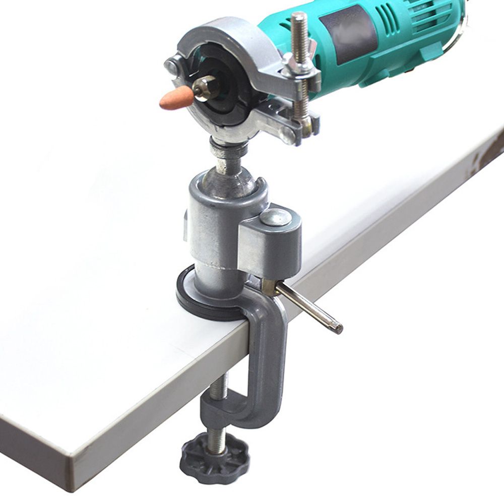 Bench Clamp Vise 360 Degree Universal Electric Drill Stand