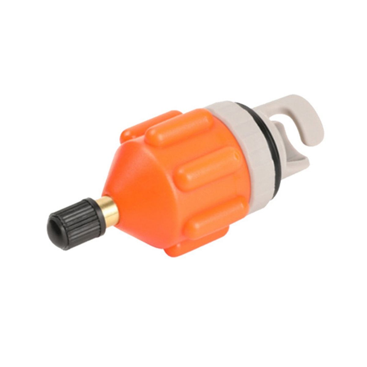 Sup Paddle Air Nozzle Kayak Air Valve Adapter On-Board Pump Inflatable Adapter Pump Air Inflator Connector ToolOrange