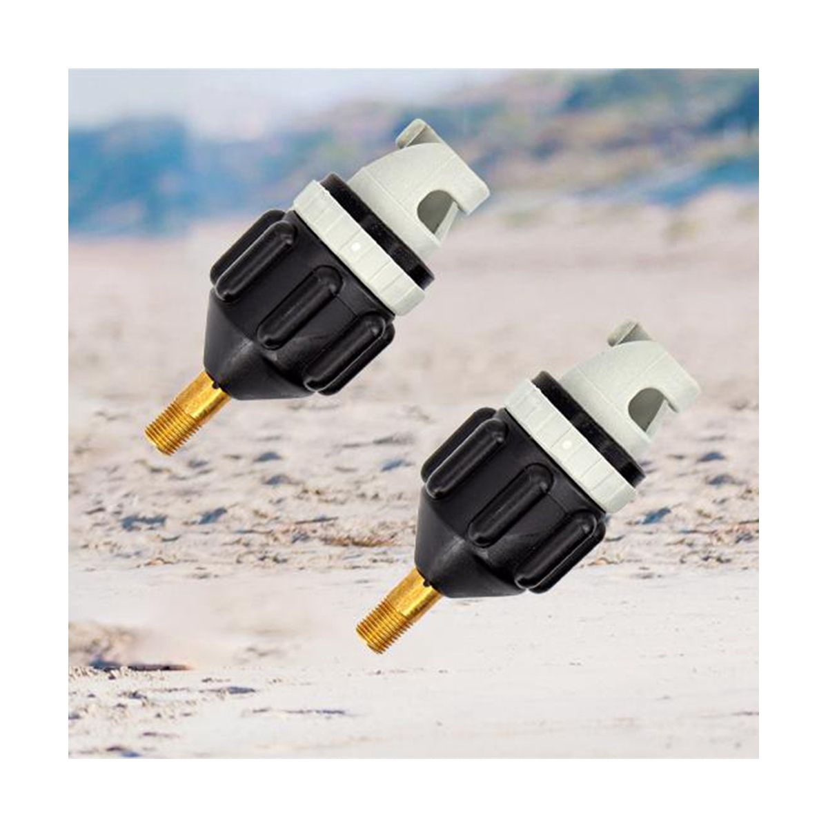 Sup Paddle Air Nozzle Kayak Air Valve Adapter On-Board Pump Inflatable Adapter Pump Air Inflator Connector ToolOrange
