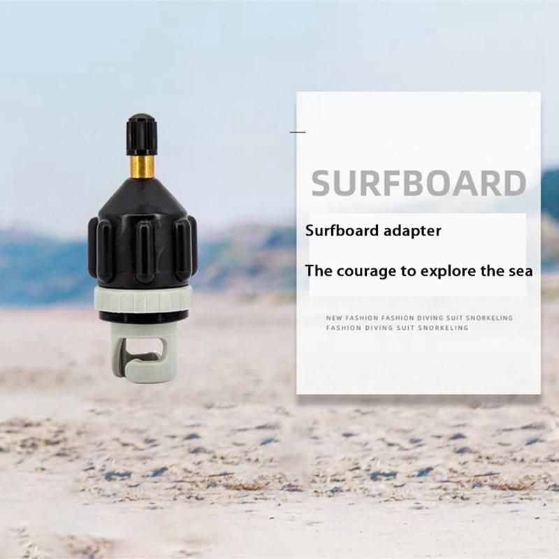 Sup Paddle Air Nozzle Kayak Air Valve Adapter On-Board Pump Inflatable Adapter Pump Air Inflator Connector ToolOrange