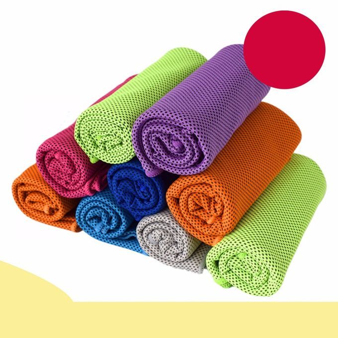 Refreshing Summer  Ooling Towel Sports Yoga Qui K-drying I E Silk Towel-light Gray