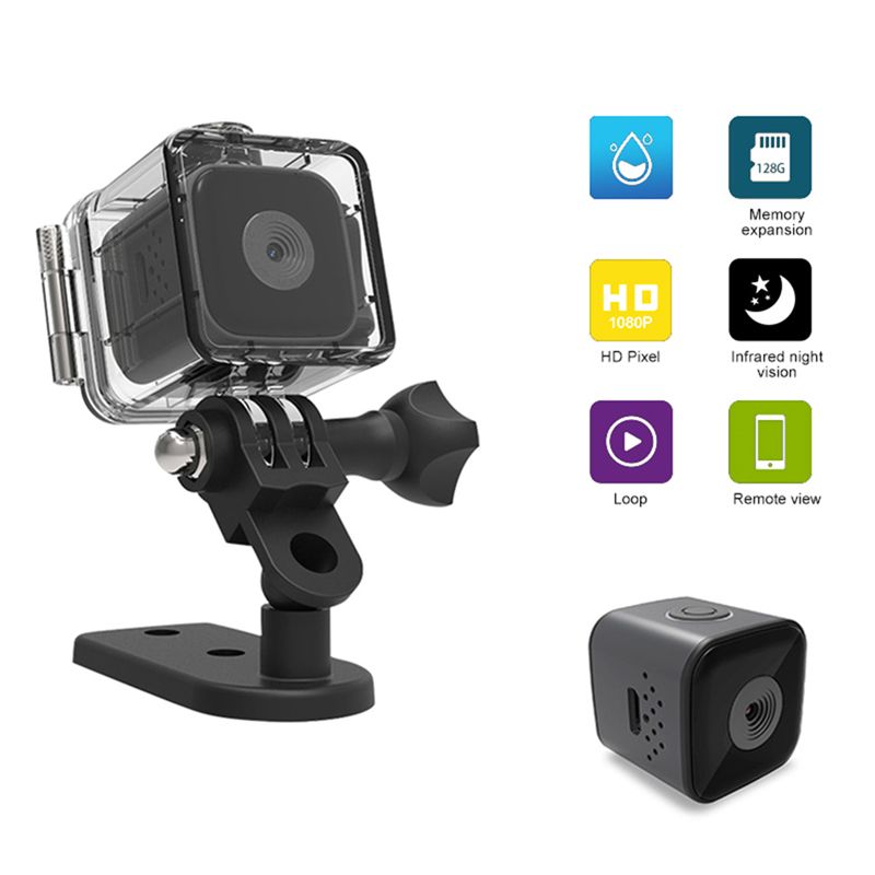 Mini Action Camera HD 1080P Sports Camera Outdoor Mini