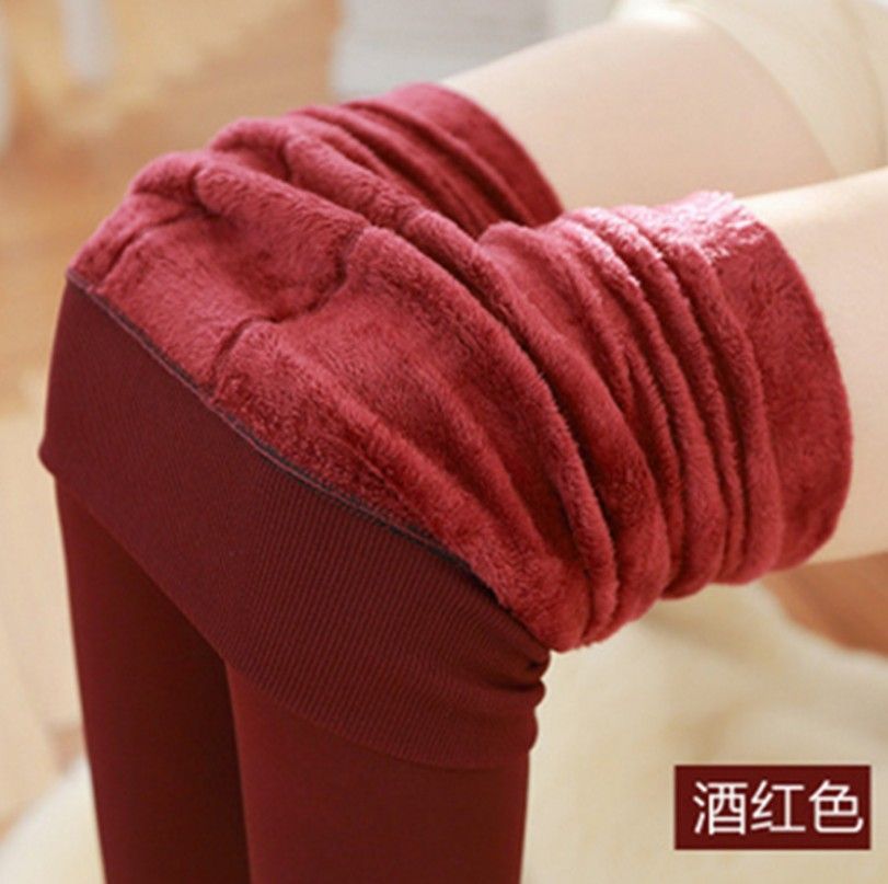 Autumn And Winter Thickened Plus Velvet Leggings Women's