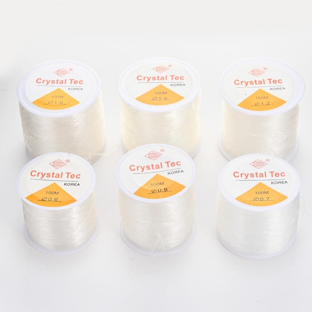 iYOE Transparent Elastic Thread Cord For Jewelry Making Beading Bracelet Necklace Crystal String Line DIY Findings Supplies