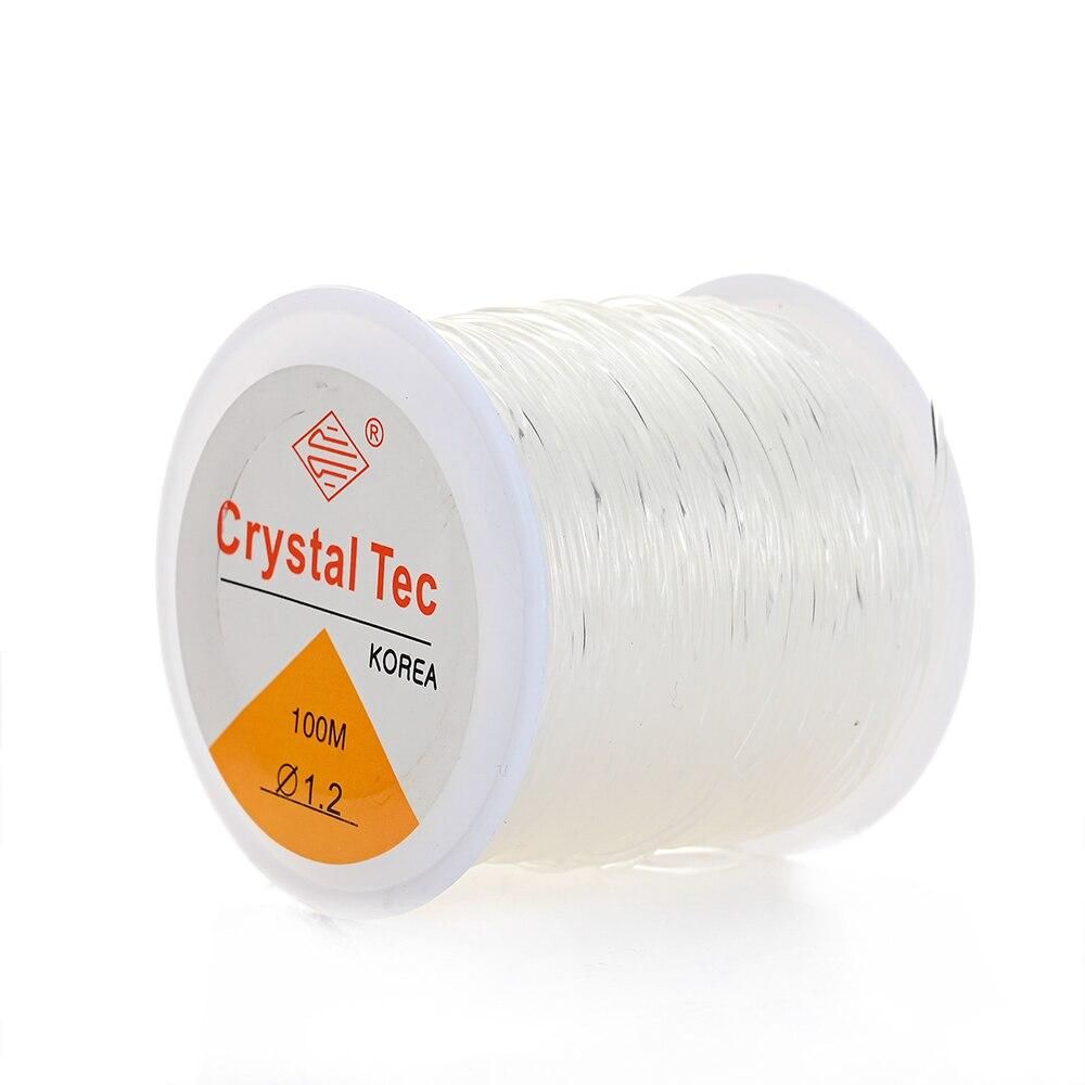 iYOE Transparent Elastic Thread Cord For Jewelry Making Beading Bracelet Necklace Crystal String Line DIY Findings Supplies