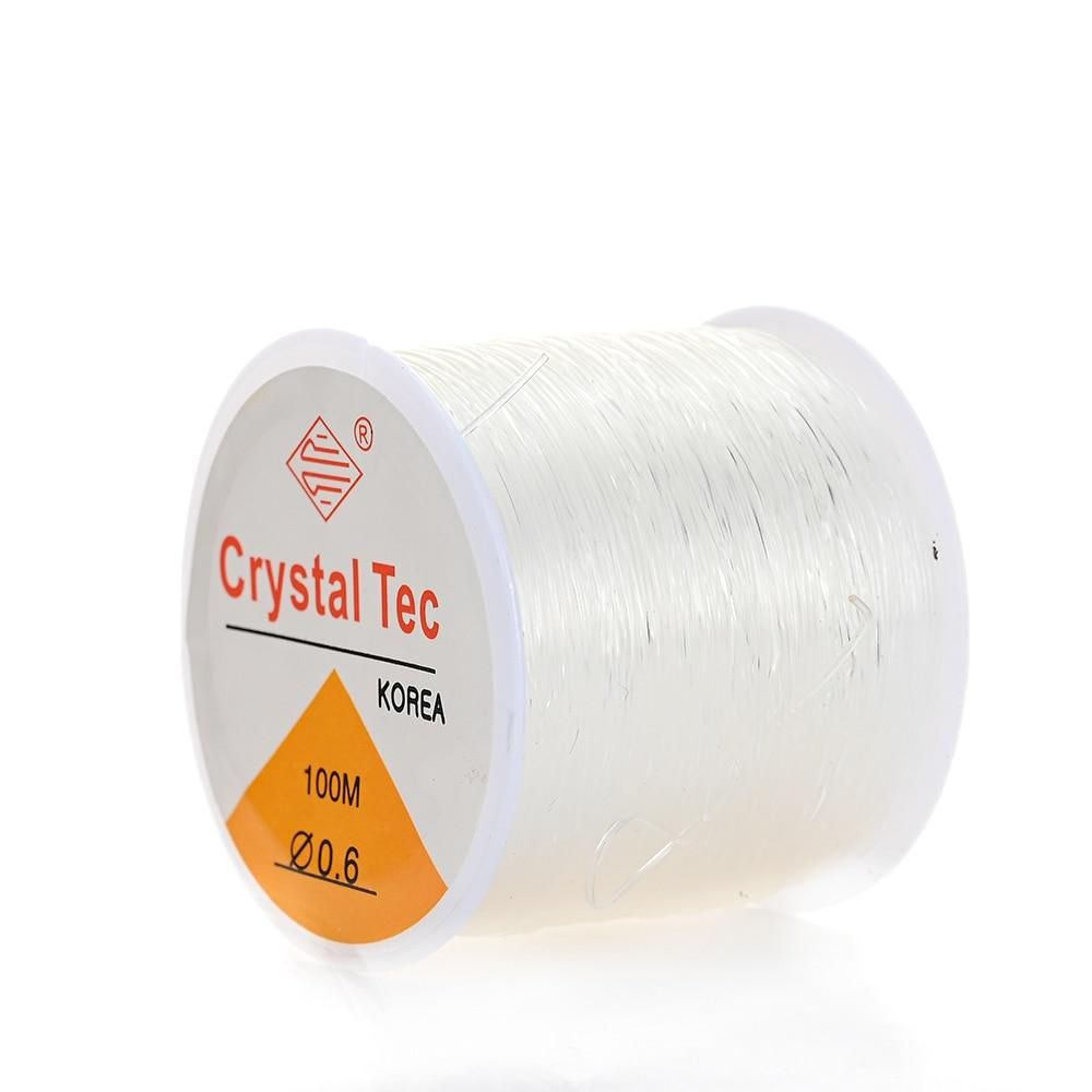 iYOE Transparent Elastic Thread Cord For Jewelry Making Beading Bracelet Necklace Crystal String Line DIY Findings Supplies