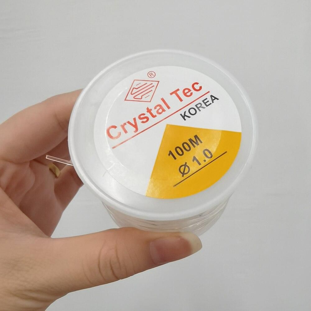 iYOE Transparent Elastic Thread Cord For Jewelry Making Beading Bracelet Necklace Crystal String Line DIY Findings Supplies