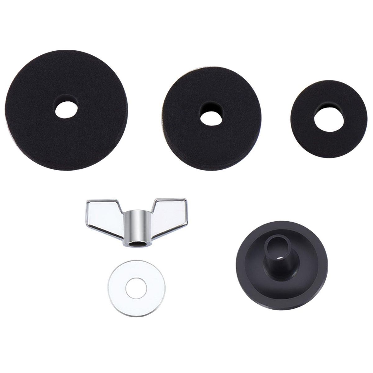Musical Instrument Drum Kit Felt Pads Non-slip Pad Drum Accessories