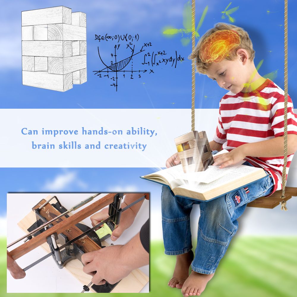 Safe Hand Saw Set For Children DIY Woodworking Arm Saws With