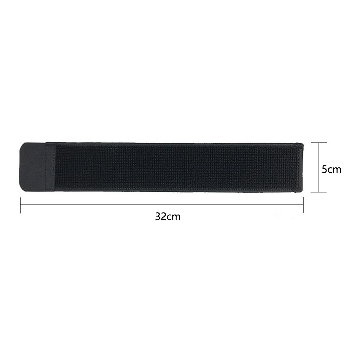 1 Pair Shin Straps Fastener Shinguard Sports Guard Tapes Black