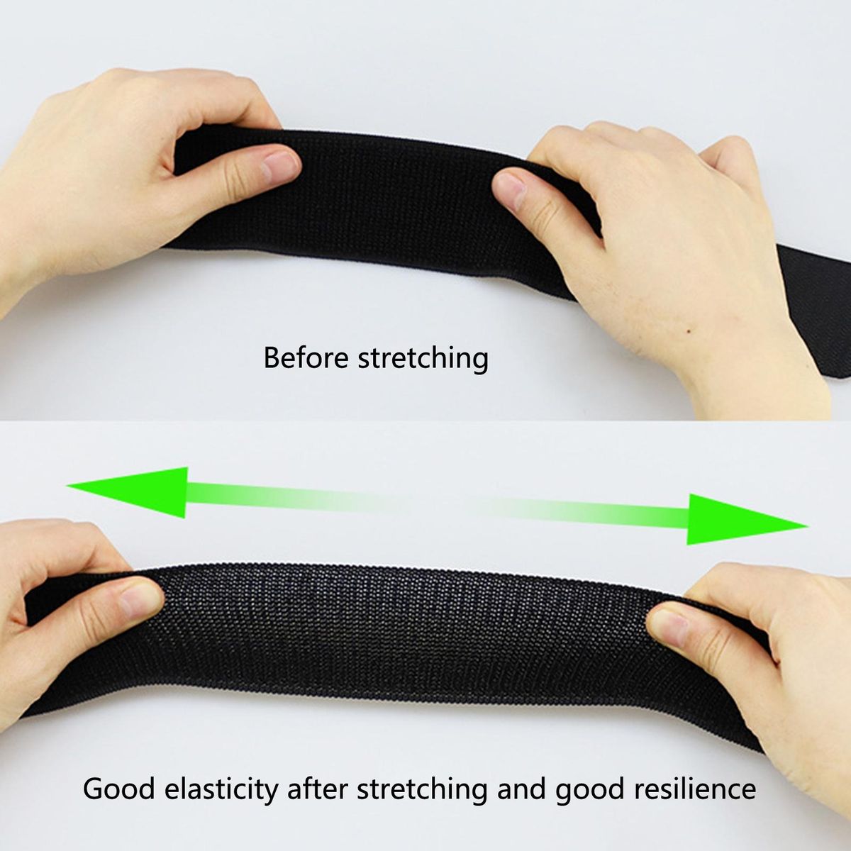 1 Pair Shin Straps Fastener Shinguard Sports Guard Tapes Black