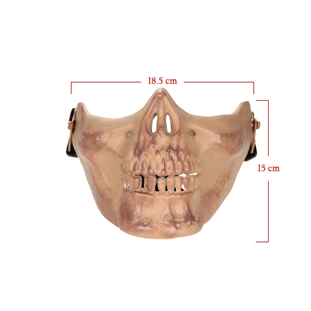 Outdoor Wargame Tactical Mask Lower Half Face Protective