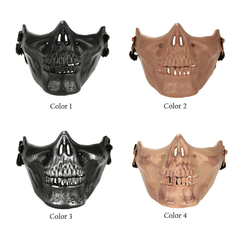 Outdoor Wargame Tactical Mask Lower Half Face Protective