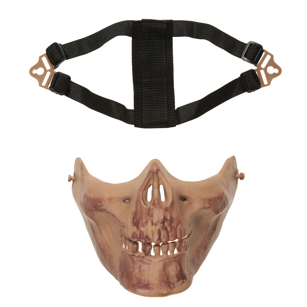 Outdoor Wargame Tactical Mask Lower Half Face Protective